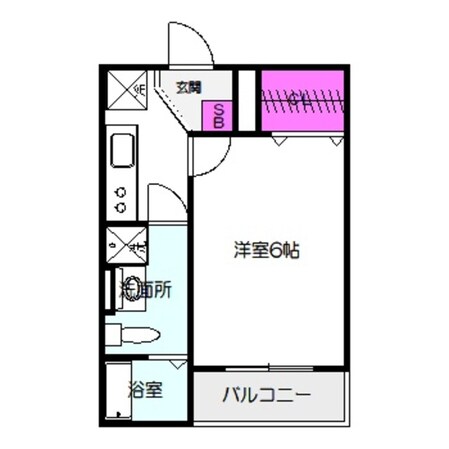 サーチライト緑橋の物件間取画像